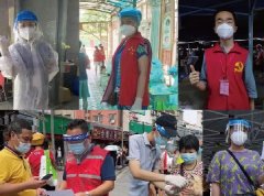 众志成城，，，共克时艰！！尊龙人生就是博首页党员自愿者支援抗疫一线