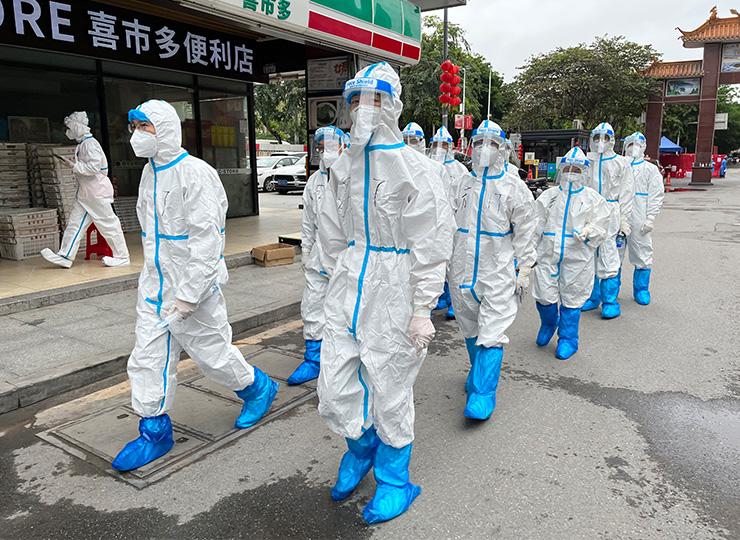 集团党员助力广州疫情封控区，，，筑牢抗疫“长城”