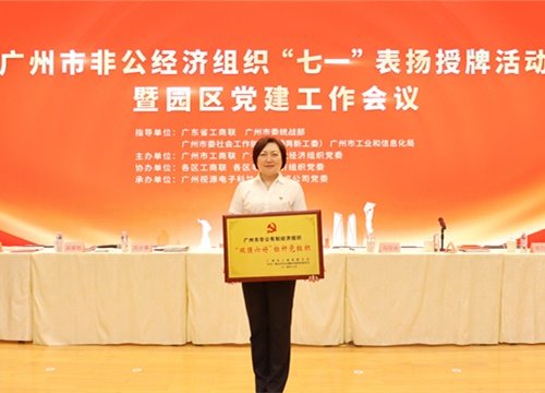 标杆引领，，声誉升级！集团党支部荣膺广州市非公有制经济组织“双强六好”标